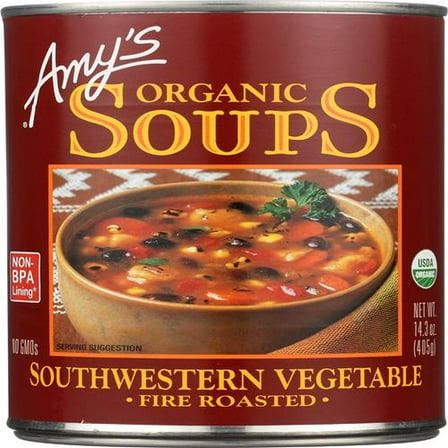 Amys Organic Soup Fire Roasted Southwestern Vegetable -- 14.3 Oz