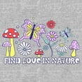 thumbnail image 2 of Girl's Lost Gods Find Love in Nature  Graphic Tee Athletic Heather X Large, 2 of 5