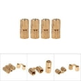 thumbnail image 5 of 4 unids/pack puerta de gabinete de cobre bisagra de barril oculta para encimeras proyecto de bricolaje 10mm, 5 of 5