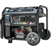 Pulsar GD10KBN 10500W Dual Fuel Home Backup Portable Inverter Generator with Wheel Kit and Electric Start RV Ready