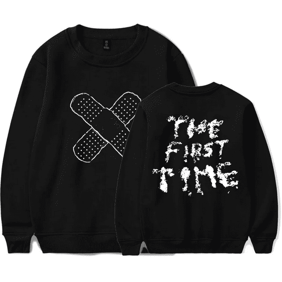 The Kid Laroi The First Time Crewneck Sweatshirt Women Men Long Sleeve Pullover Clothes