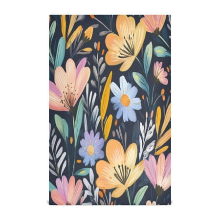 

Kitchen Towel 28x18 Inches x1，Plate Towel Decorative Towel Napkin Tea Towel Tea Towels For Kitchen Dish Cloths & Dish Towels Beautiful Flower Color