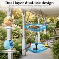 thumbnail image 6 of Grusce Hanging Solar Bird Bath Fountain, Solar Power Outdoor Water Fountain with Cascading Water Decorative for Garden Yard Patio, 6 of 11
