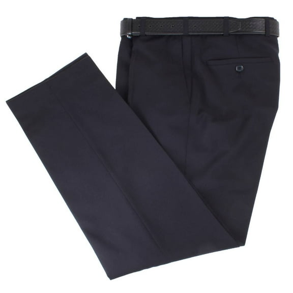BRUHL Robert Lightweight Wool Mix Smart Trousers - Marine Navy