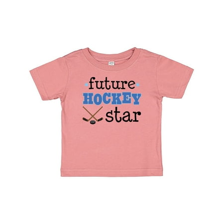 

Inktastic Future Hockey Star sports Gift Baby Boy or Baby Girl T-Shirt
