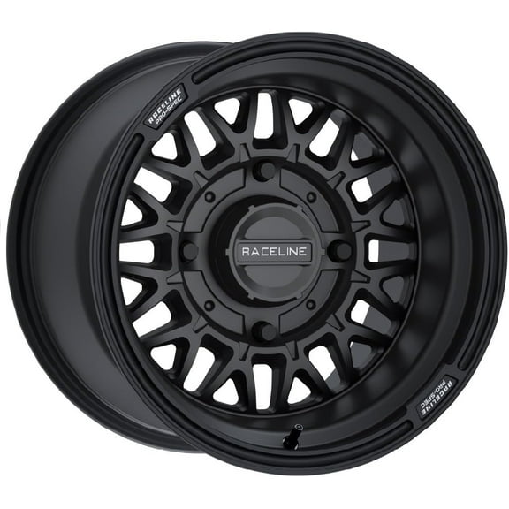 Raceline Omega 15x10 Wide ATV/UTV Wheel - Satin Black (4/137)  0mm