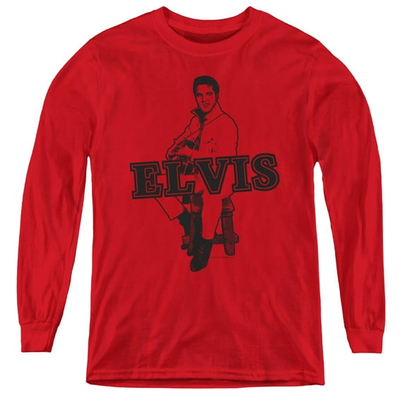 Elvis Presley - Jamming - Youth Long Sleeve Shirt - Medium