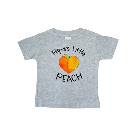 

Inktastic Papa s Little Peach Cute Peach Heart Gift Baby Boy or Baby Girl T-Shirt