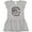 AC-Heather Grey, variant on Inktastic Summer Vacation Mode Wrightsville North Carolina Girls Toddler Dress