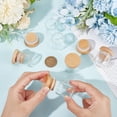 thumbnail image 3 of 10PCS Transparent Glass Bottle with Bamboo Screw Cover 12ml/0.4oz Mini Transparent Glass Bottles for Candy Tea and Other Small Items, 3 of 9