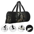 thumbnail image 5 of XMXT Gym Bag for Women, Cute Christmas Bunny Large Capacity Gym Duffle Bag, Multicolor, 5 of 8