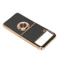 thumbnail image 1 of Cellphone Case, Smartphone Protective Case Scratch Resistant TPU 360 Degree Rotation Electroplating Process Elegant Design  For Office For Women Black, 1 of 8