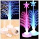thumbnail image 3 of Led Mini Árbol de Navidad Colores que cambian el árbol de Navidad de fibra óptica con una estrella Mesa alimentada por batería Navidad Led Árbol de luz nocturna para Navidad Holida Kuyhfg Bienvenido a Kuyhfg, 3 of 5