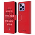 thumbnail image 1 of Head Case Designs Officially Licensed AC Milan Art Typography Leather Book Wallet Case Cover Compatible with Apple iPhone 14 Pro Max, 1 of 6