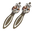 thumbnail image 2 of Easter Vintage Copper Crown-Shaped Bookmarks Set of 2 - Stainless Steel Reading Accessories for Book Lovers and Readers, 2 of 5