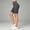 Dark Gray, variant on Womens Biker Shorts High Waist Tummy Control 3D Texture Peach Hip Athletic Shorts for Women Beige