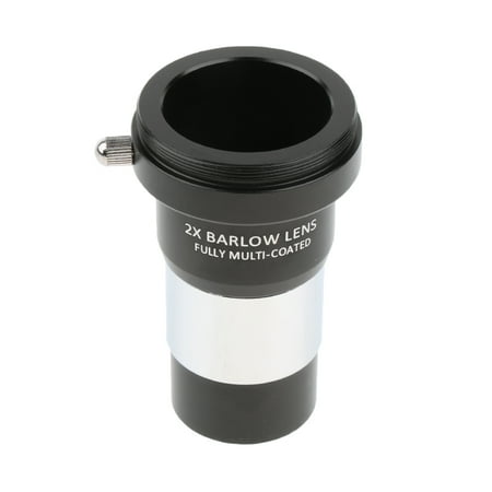 Inch 2x Fully Multi-Coated Lens / T Adapter for Telescopes - Accept inch Filters-Also Can Be Used for Astronomical Photography