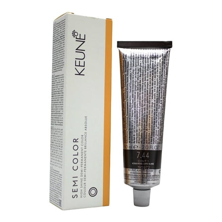 Keune Semi Color 7.44 Demi-Permanent Color Medium Intense Copper Blonde 2 Oz