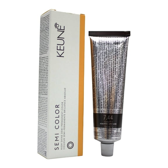 Keune Semi Color 7.44 Demi-Permanent Color Medium Intense Copper Blonde 2 Oz