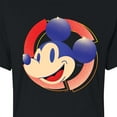 thumbnail image 3 of Disney - Mickey Badge - Juniors Cropped Cotton Blend T-Shirt, 3 of 5