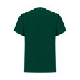 thumbnail image 3 of QATAINLAV Henley V Neck T Shirts for Women Summer Tulips Short Sleeve Blouses Casual Button Loose Tunic Tops Basic Solid Going Out Tshirts Ofertas Relampago de Hoy Green XXL, 3 of 6