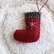 thumbnail image 5 of Eoozwa Christmas Wool Felt Pendant Soft Fabric Tree Ornament Handmade Design Red White Colors Safe Lightweight Holiday Decor Accessory, 5 of 5