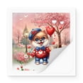 thumbnail image 2 of Happy Valentine’s Day Adorable Pomeranian Puppy Holding Heart Balloon Vinyl Sticker Pom Dog Lover Gifts Waterproof Decal Art Decor - 00030, 2 of 5
