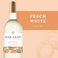 thumbnail image 2 of Oak Leaf Vineyards Sweets Peach White  California Flavored Wine, 750 ml Bottle, 8.5% ABV, 2 of 10