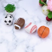 MUSEYA 4 Pcs Football Toys Assorted Color Skill Improvement Outdoor Play for Kids