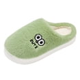thumbnail image 3 of Cute Fuzzy Slippers for Women Cartoon Bear Comfy Plush Winter Fleece Lined Cloud Pillow House Slides Shoes, 3 of 5