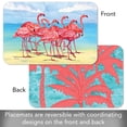 thumbnail image 3 of CounterArt "Flamingo Horizon" 4-Pack Reversible Tabletop Placemats, 3 of 7
