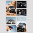 thumbnail image 5 of Coche RC MN333 U4000 1/18 4WD, Todoterreno de Escalada, Simulación de Vehículo, Ligero, Delantero Metálico, Eléctrico, Control Remoto, Verde, 5 of 5