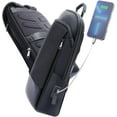 thumbnail image 1 of BOPai Mochila Delgada para Laptop de 15-15.6 Pulgadas con Portabotellas, Carga USB Profesional para Hombre, Resistente Al Agua, para Universidad, Cuaderno, Trabajo, Oficina, Antirrobo, Computadora In, 1 of 17