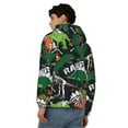 thumbnail image 4 of Naloa Dinosaur Skeleton Men’s Hoodies, Zip up Hoodie, Sweatshirts,Hoodies for Men Sizes S-3XL-Large, 4 of 5