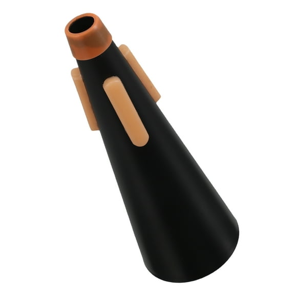 TABLZONE Beginner Friendly Black Pet Trumpet Mute for Silent Practice