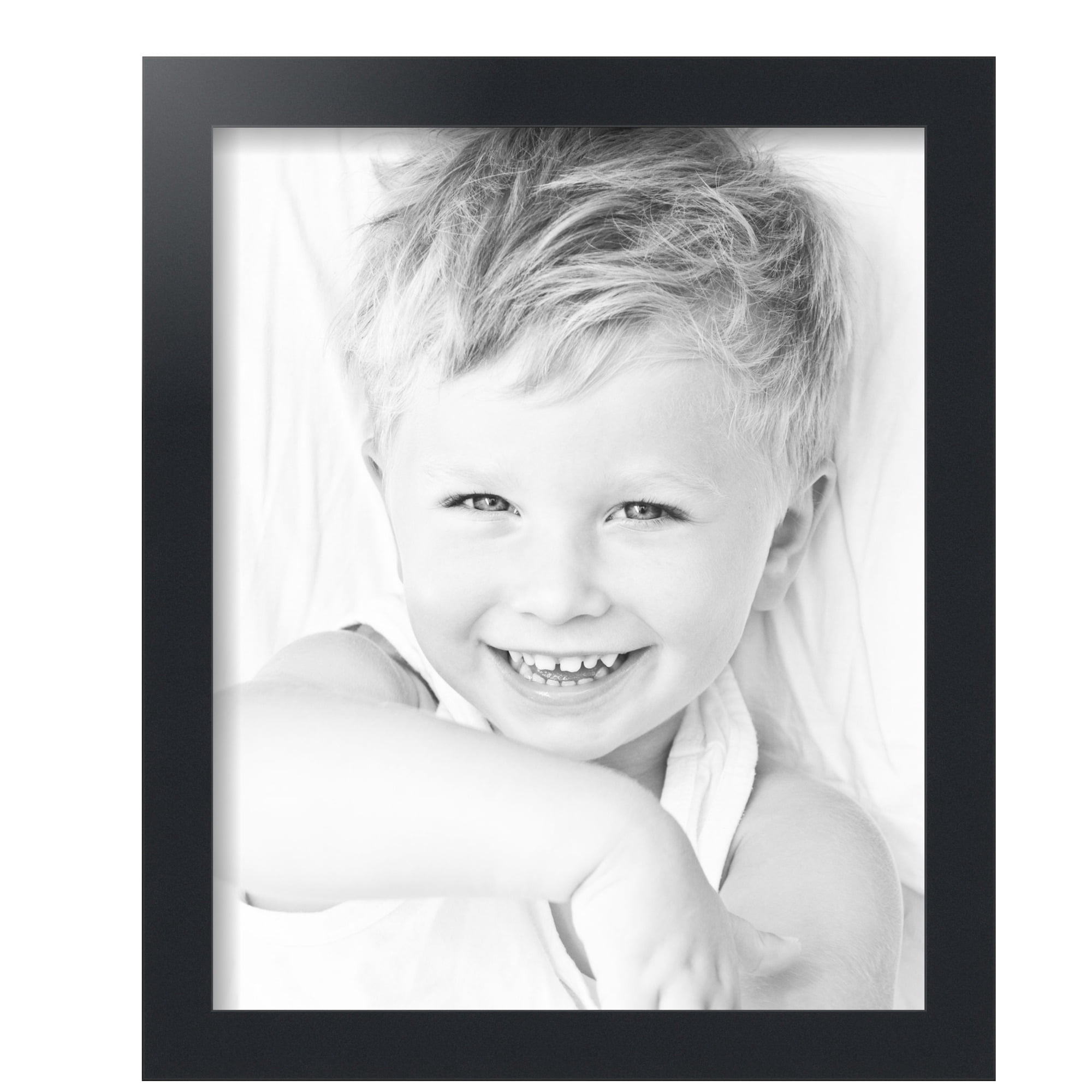 ArtToFrames 13" x 16" Black Picture Frame, 13x16 inch Black MDF Poster Frame (WOM-3926),  Pack