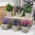 thumbnail image 3 of Grandest Birch Artificial Plant with Flower Pot Eye-catching Plastic Wedding Flower Arrangement for Home Artificial Plant, 3 of 8