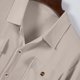 thumbnail image 5 of pstuiky Camisas de manga larga abrigadas para hombre, Cárdigan con capucha y botones de manga larga con bolsillos dobles informales de color liso para hombre tops de invierno para hombre s, 5 of 9