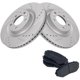 thumbnail image 1 of Kit de Juego de pastillas y rotor de freno de disco delantero semimetálico shaofei BKA21419 GBC31481 BR900356, 1 of 5