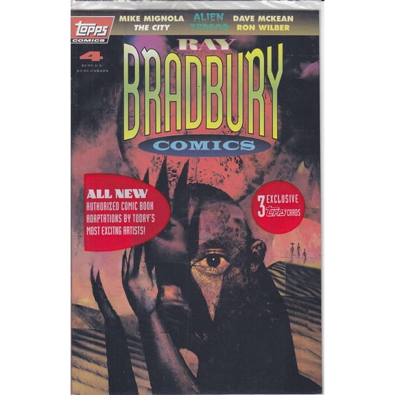 Ray Bradbury Comics #4 (with card) VF ; Topps Comic Book