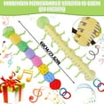 thumbnail image 2 of sixwipe Caterpillar Baby Musical Toy, Multicolor Infant Toy Crinkle Rattle Soft with Ruler Design, Early Learning Educational Toys with Rattles for Babies 0-3-6-12 Months, 2 of 8