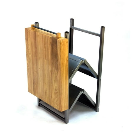 Origami Foldable Kitchen Island Cart Walmart Com Walmart Com