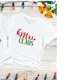 thumbnail image 1 of Camisetas de pareja de Feliz Navidad, ropa de amante de algodón, camiseta gráfica de Festival, camiseta Unisex, ropa para mujer, 1 of 5