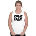 thumbnail image 4 of Cheat Day Pizza Fitness Food Craving Tank Top T Shirts Men Women Brisco Brands L, 4 of 6