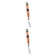 thumbnail image 4 of Sonducket Cordones de buceo de liberación rápida, soporte para antorcha de cámara, correa ajustable para compensadores de linterna, correa Naranja 2Conjunto, 4 of 6