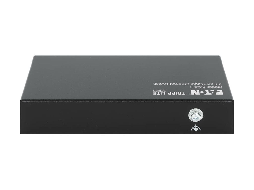 Eaton Tripp Lite Series 8-Port 10/100/1000 Mbps Desktop Gigabit Ethernet Unmanaged Switch, Metal Enclosure (ng8-1)