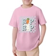 thumbnail image 3 of Gzbliryd Boys Easter Shirt Funny Letter Printed Shirts Funny Bunny Rabbit T Shirt for Boy Tshirts Shirts for Girls Graphic (Pink,8-9 Years), 3 of 3