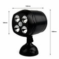 thumbnail image 6 of LED Walkway Security Light Waterproof Battery Powered Motion Sensor Landscape Lamp, 1 Pack, Wall Mount, Black, 6 of 8