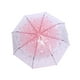 thumbnail image 5 of 1 paraguas plegable transparente de moda con diseño de princesa en flor de cerezo, color rosa, 5 of 15