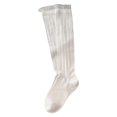thumbnail image 5 of Yuanlong Womens Knee-High Socks Breathable Mesh Slid Color Thin Knit Stockings Ballet Style Casual Hosiery, 5 of 5